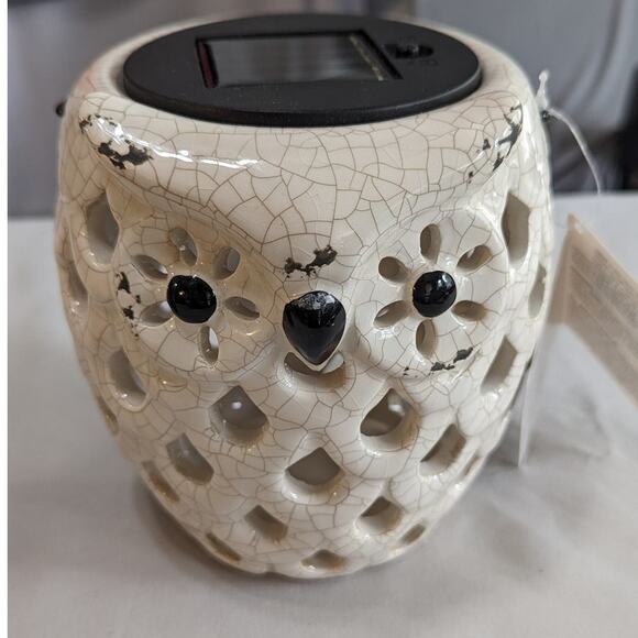 Ashland Owl Led Solar Lantern Outdoor Waterproof Decorative Light New - Picture 1 of 11